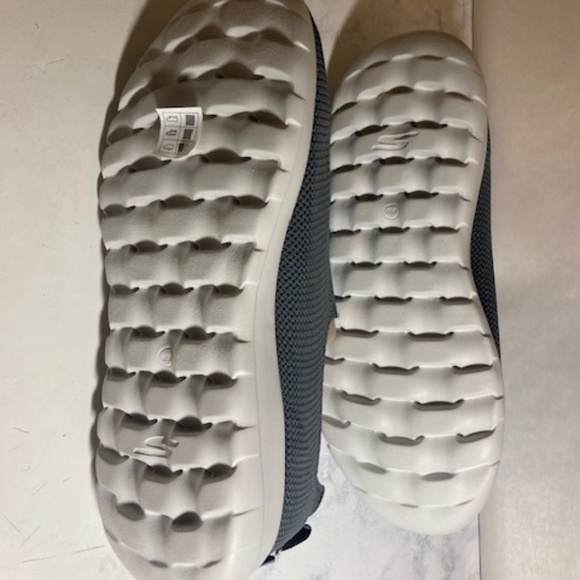 Skechers Go Walk Max men's grey meah slip-on extra wide - Picture 2 of 5